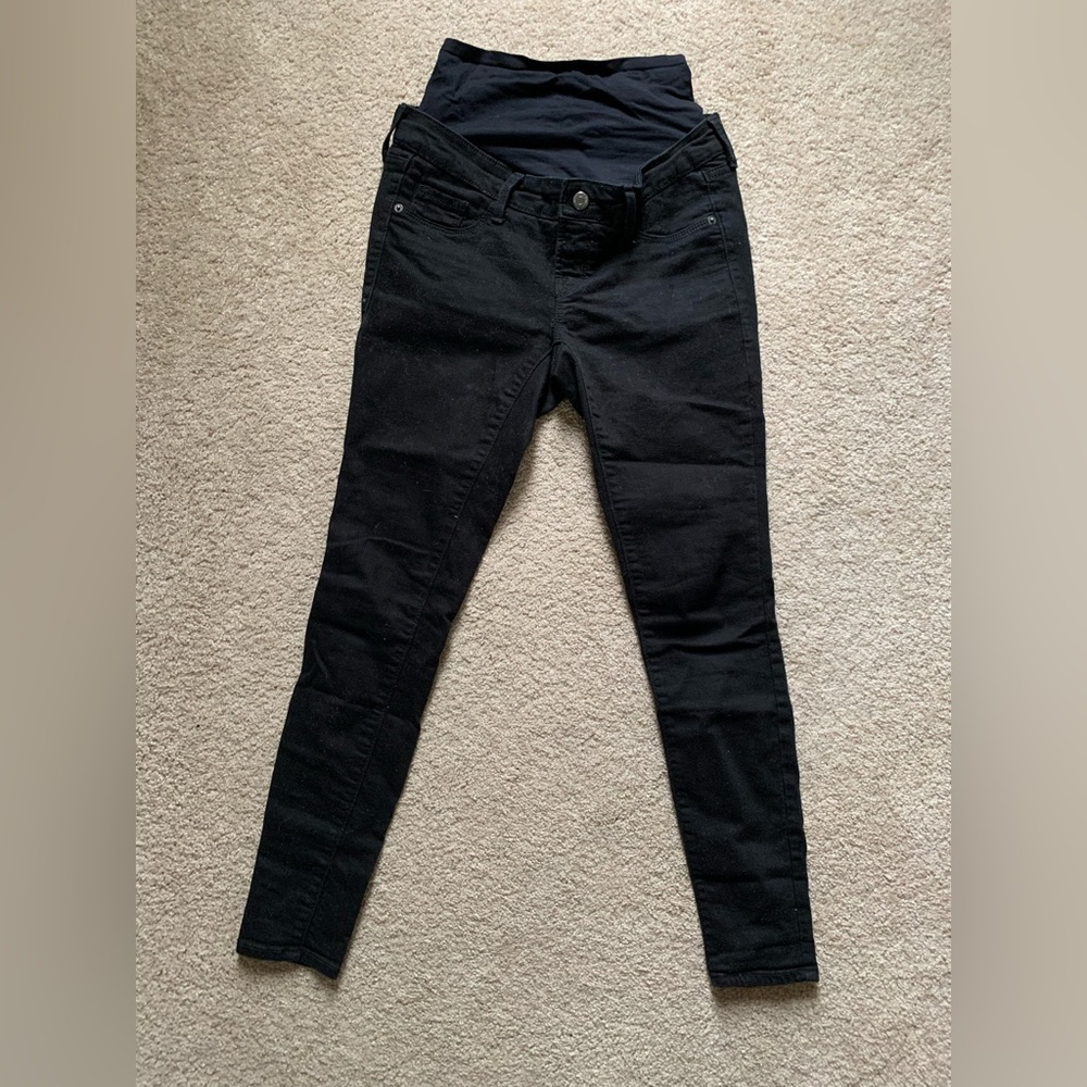Old Navy Black Maternity Jeans